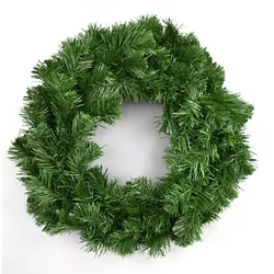 Sztuczny wieniec zielony, 30 cm
