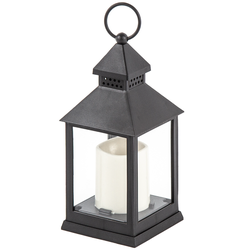 Latarnia ze świeczką LED Badalone, 23,5 cm