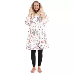 4Home Bluza z barankiem mikroplusz Snowflakes, uni S – dziecięce